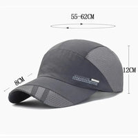 The New Spring Sun Hat Outdoor Travel Baseball Cap Sports Breathable Hat Screening Speed Dry Hat Quick Pick Grocers