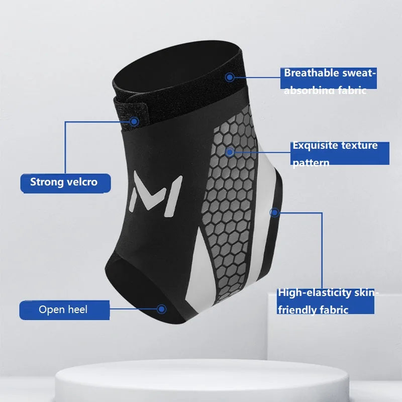 1-2PCS Bandage Ankle Protector Foot Support for Pain Plantar Fasciitis Night Splint Ankle Protector Soccer Compression Anklet Quick Pick Grocers