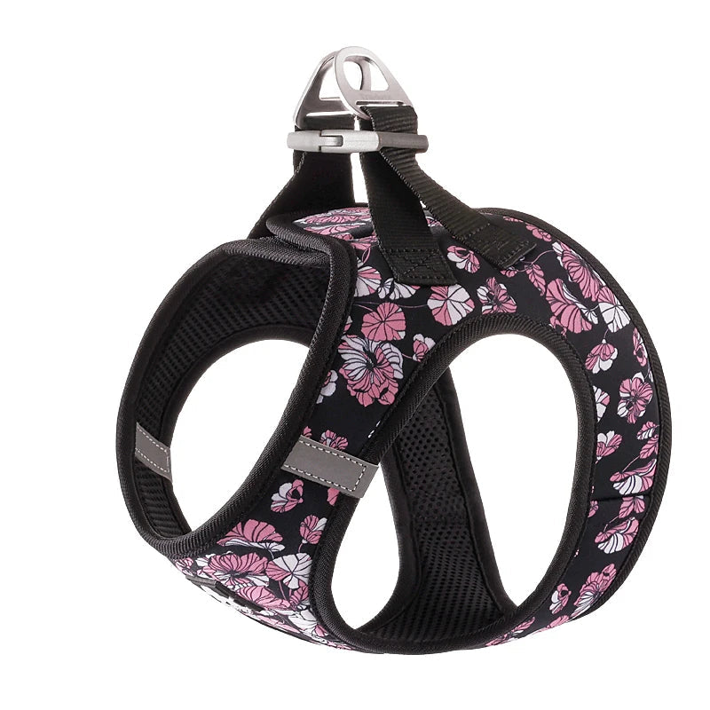 Truelove Pet Harness Soft Air Mesh Adjustable Reflective Pet Vest Small and Medium Breeds No Pull Adjustable Dog Harness TLH3016 Quick Pick Grocers