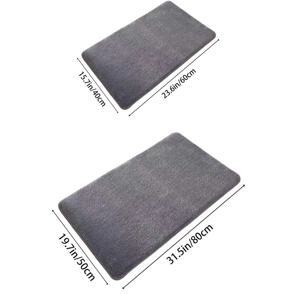 Super absorbent floor mat, super absorbent bath mat, super anti slip coral velvet bathroom floor mat, door mat Quick Pick Grocers
