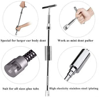 PWS Car Dent Repair Tools Puller Removal Kit Slide Hammer Reverse Hammer Tool Body Suction Cup Adhesive Blue Glue Tabs Quick Pick Grocers