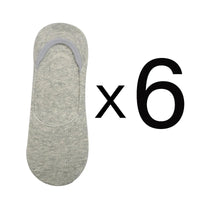 6 Pairs/Lot Men's Bamboo Breathable Invisible Socks Low Cut Casual Cotton Boat Non-Slip No Show High Quality Sock Quick Pick Grocers