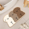 Three-color puppy bathroom carpet diatom mud bathroom quick-drying absorbent floor mat household bathroom custom non-slip mat Quick Pick Grocers