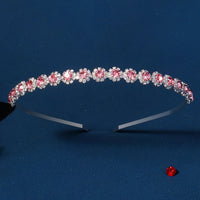 Sparkling Rhinestones Hair Bands Fashionable Crown Handmade Head Bands Jewelry Accessories School Halloween Gifts for Girls Quick Pick Grocers