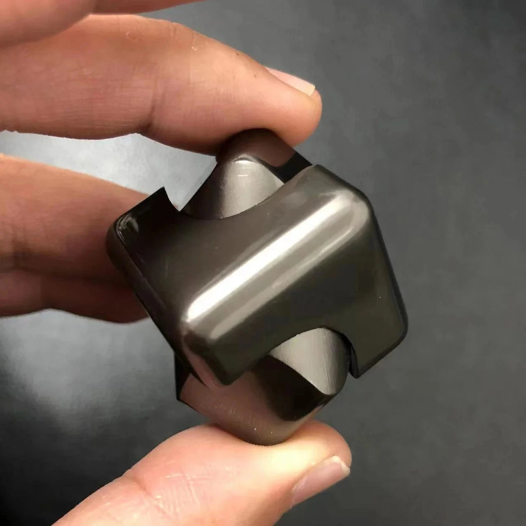Square Decompression Spinning Top Dice Cube Anti-Anxiety Fingertip Toys Hand Fidget Spinner Vent Toys Flipo Flip For Children Econic Blanks