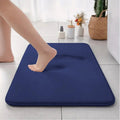 Thickened solid color absorbent carpet flannel bathroom floor mat bathroom entrance non-slip door mat Quick Pick Grocers