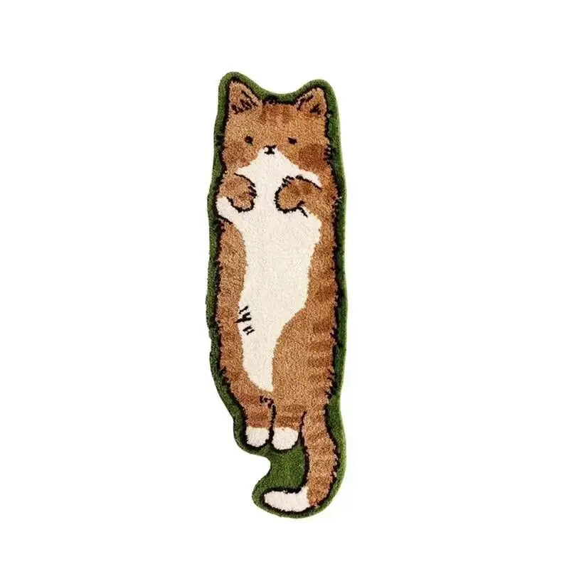 Non-Slip Long Floor Mat Fluffy Soft Bedroom Bedside Rugs Nordic Cartoon Carpet for Kids Room Bathroom Living Room Home Decor Quick Pick Grocers