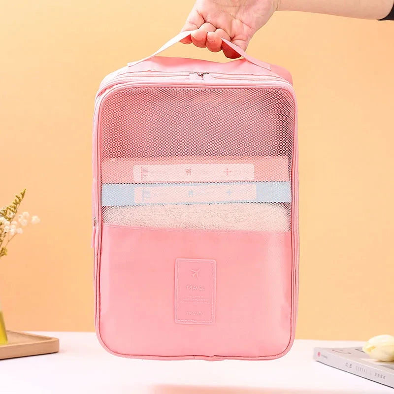 High Quality Portable Travel Shoe Bag Underwear Clothes Bags Shoe Organizer Storage Bag Multifunction Travel Accessories Econic Blanks