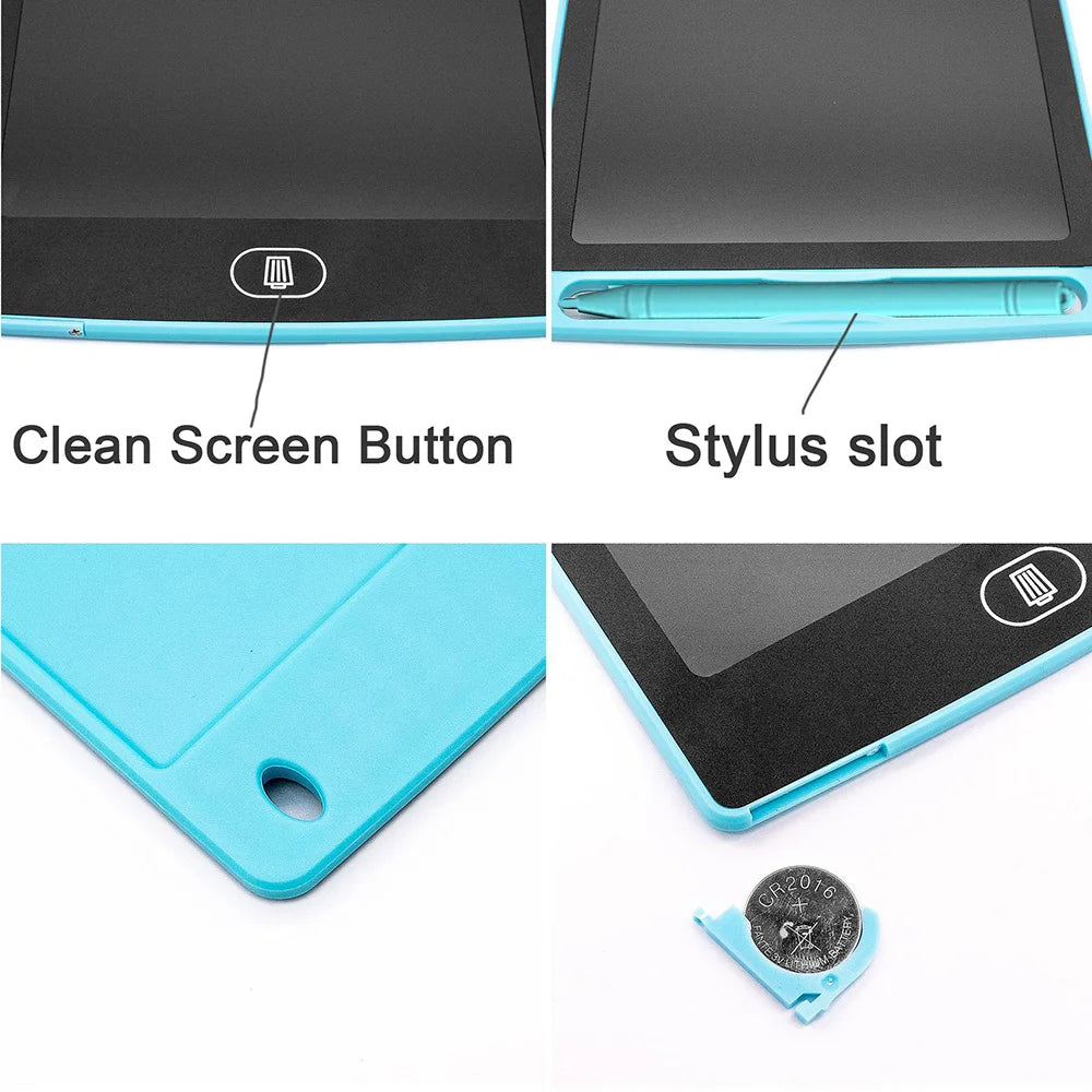 6.5 inch LCD Writing Tablet Drawing Board Montessori Educational Drawing Toys For Kids Students Magic Blackboard Toy Gift Econic Blanks