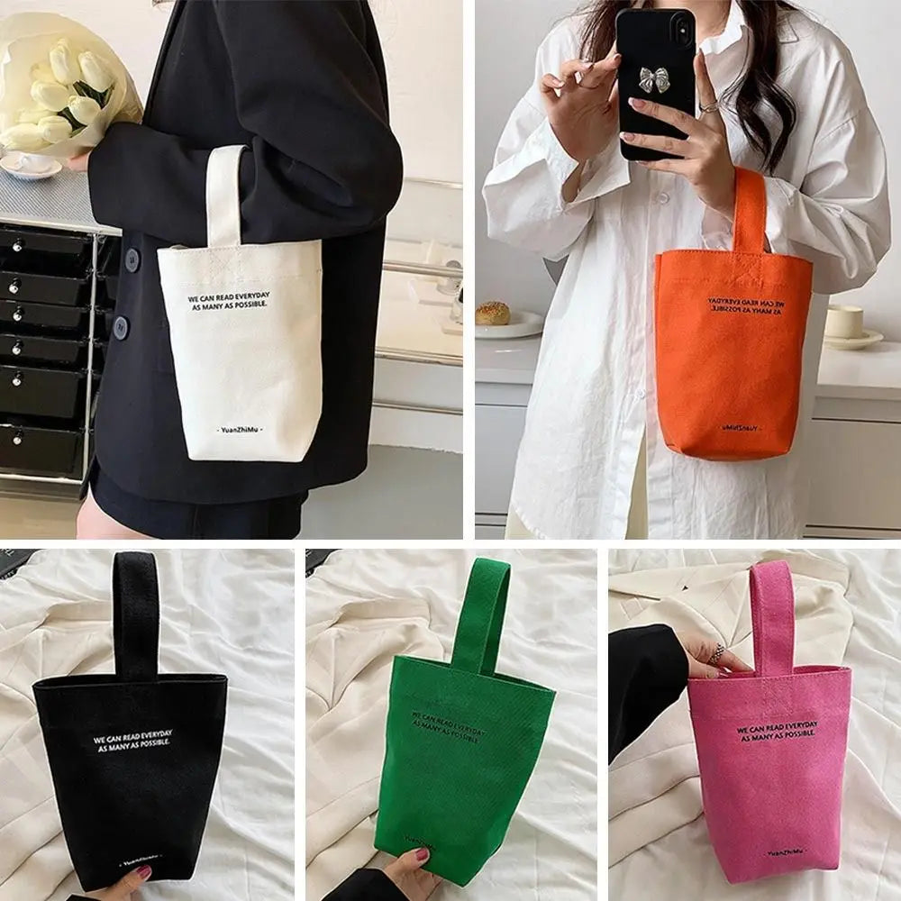 Casual Handbags Canvas Shoulder Crossbody Bags Large Capacity Shopper Bag  Letters Shoulder Crossbody Bags Purse Econic Blanks