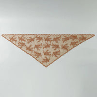 Elegant Lace Scarf Hollow Out Embroidery Foulard Bandana Solid Color Triangular Scarf Thin Vintage HandkerChiefs for Hair Woman Quick Pick Grocers