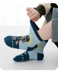 5 Pairs Paw Patrol Kids Socks Cotton Boys Cute Cartoon Socks for Children Baby Casual Socks Spring and Summer Boys Socks Quick Pick Grocers