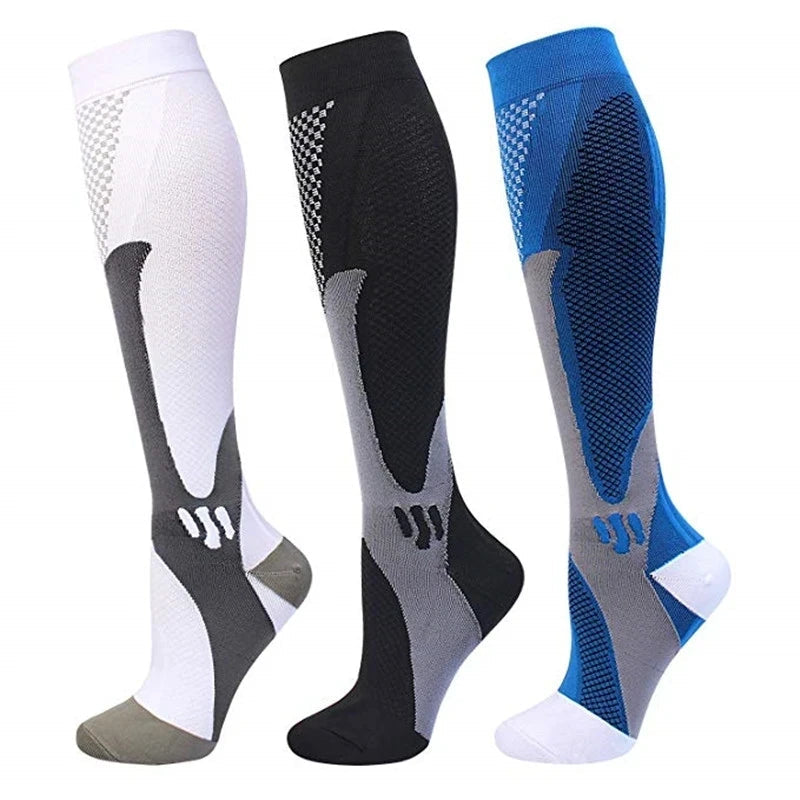 Compression Socks Varicose Veins Men's And Women's Sports Socks Football 20-30 Mmhg Elastic Anti Fatigue Pain Relief Wholesale Quick Pick Grocers