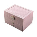 High-End Multi-Layer Drawer-Type Jewelry Box Household Large Capacity Earring Storage Organizer with Oxidation Finish Purest Peak