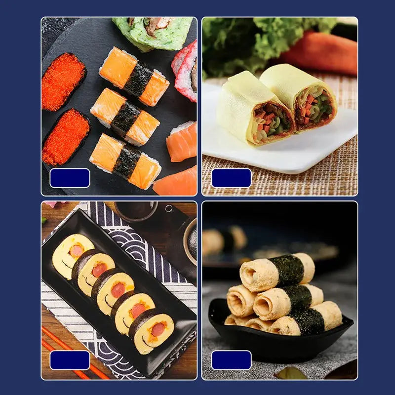 DIY Bamboo Sushi Maker Rolling Mat Sushi Tools Rice Rollers Kitchen Gadget Hand Maker Food Rice Roll Mold Cooking Accessories Quick Pick Grocers