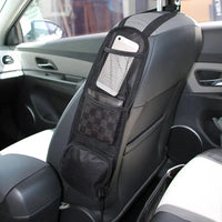 Car Seat Organizer Multifunctional Oxford Fabric Car Back Multi Pocket Storage Bag with Tablet Holder Protector for Kids Quick Pick Grocers
