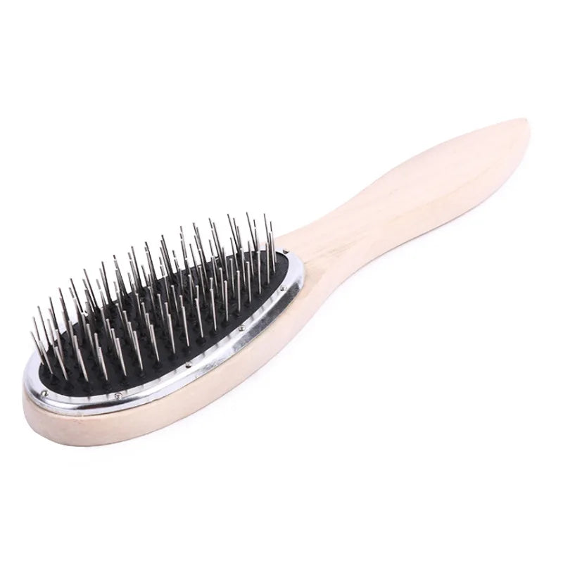 Professional Brush For Wig Anti Static Steel Comb for Tangle Hair Extensions Training Econic Blanks
