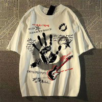 American Vintage Round Neck Short Sleeved T-shirt Men/Women Korean Inst Summer New Top Quick Pick Grocers