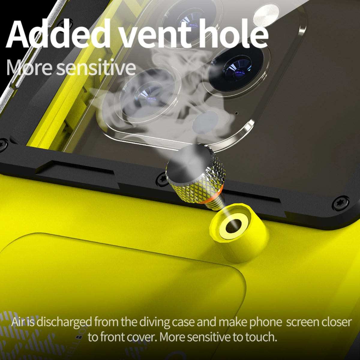 Multi-functional, durable, waterproof, 15m/50ft, universal 6.9 inch waterproof phone case, IP68, professional diving photography Quick Pick Grocers