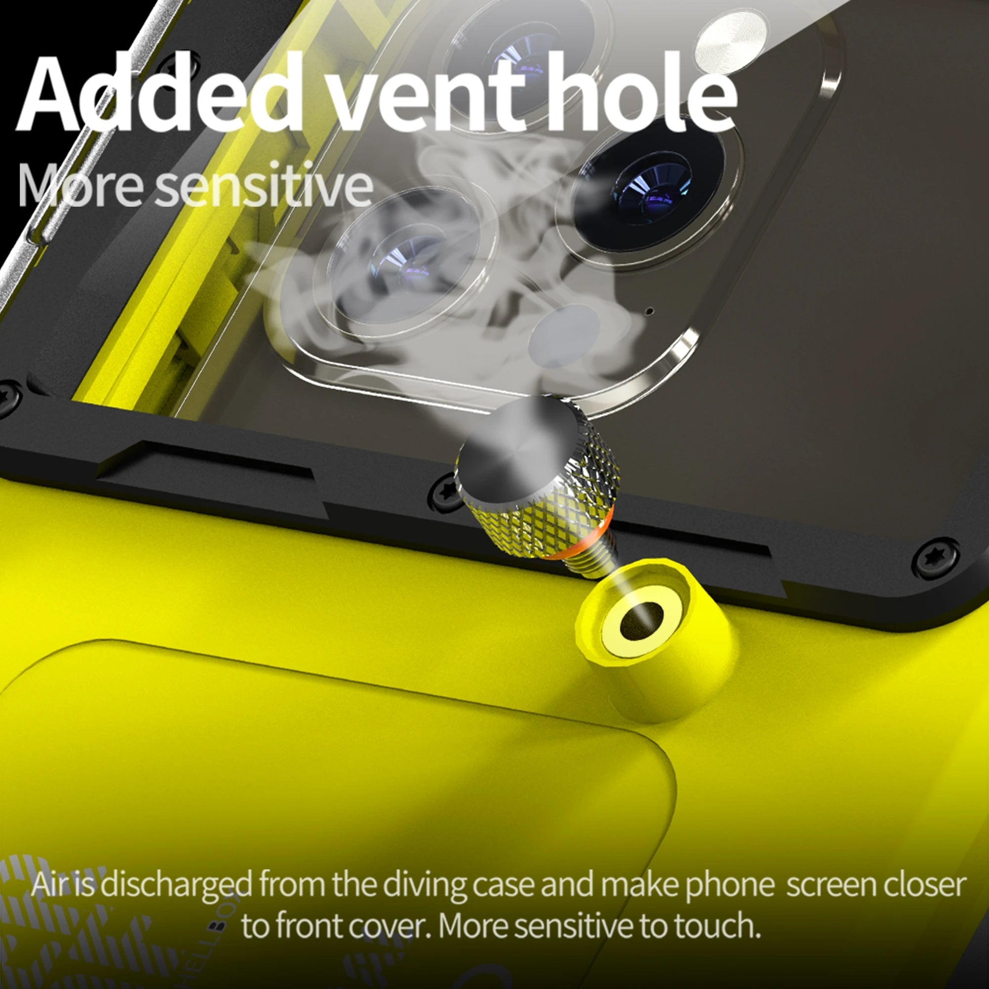 Multi-functional, durable, waterproof, 15m/50ft, universal 6.9 inch waterproof phone case, IP68, professional diving photography Quick Pick Grocers