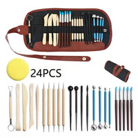 Pottery Clay Sculpting Tools Kit 8-61 Pcs/Set, Ceramic Wax Clays Carving Tools for Art Craft Pottery Sculpting Modeling Tool Set Econic Blanks