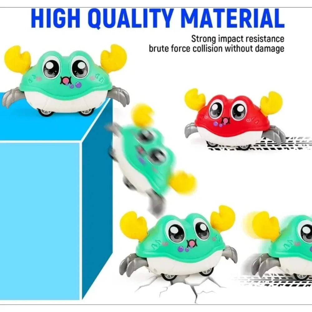 Children's Fun Double Return Force Left and Right Shake Simulation Crab Toy Baby Running Bubble Simulation Crab Crab Crawling Econic Blanks