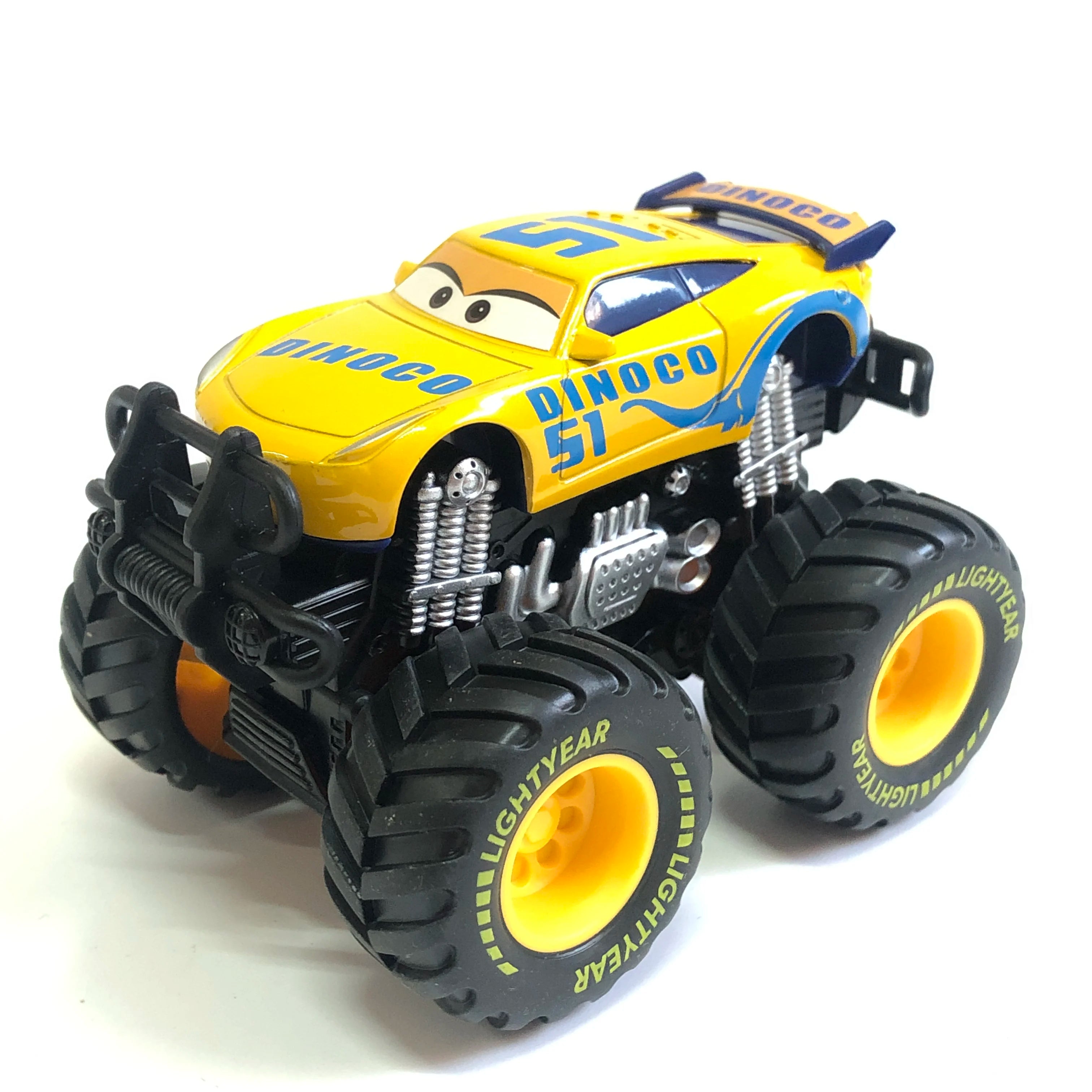 Disney Pixar Cars Toy Lightning McQueen Metal Mode Return Car Jackson Storm Mater Inertial Force Car Model Toy Kid Birthday Gift Quick Pick Grocers