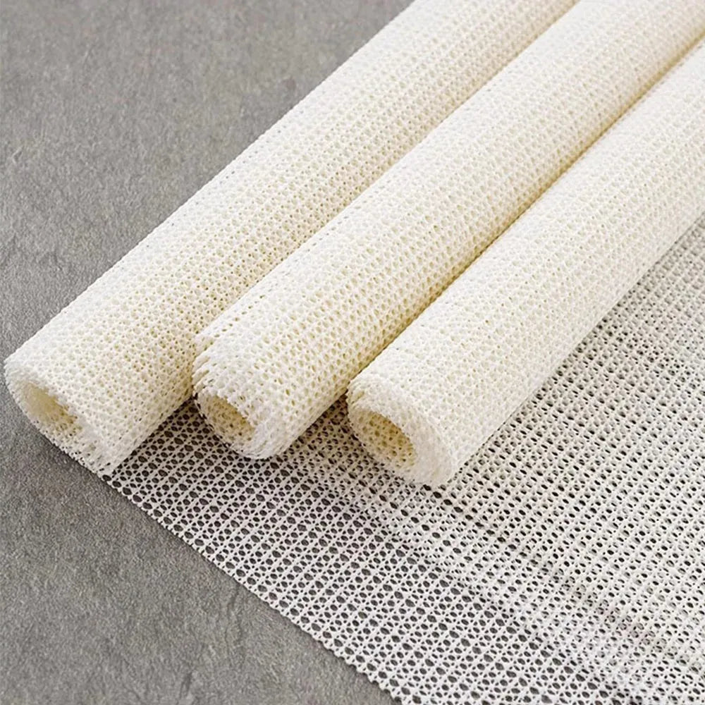 Antiskid Sheet Mattress Sofa Mat High quality PVC Floor Carpet Yoga Mat with Fixing Base Fabric Household Anti Slip Net Cloth ﻿ Quick Pick Grocers