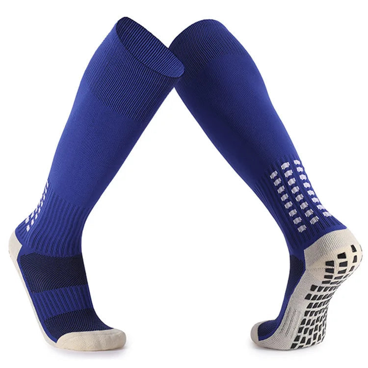 New Long Football Socks Silicone Suction Cup Grip Anti Slip Soccer Socks Sports Men Women Baseball Rugby Socks Quick Pick Grocers