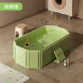 Large Baby Bathtub 0-5 Year Old Children Foldable Tub Babies Sit Lie Down All-in-One Newborn Bathing Basin Keep Warm Baby Tubs Purest Peak