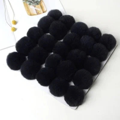 Pompom 5cm 6cm 8cm Fluffy Fur Ball Soft Pompon DIY Pompons For Keychain Sewing On Scarf Hats Shoes Apparel Craft Supplies Econic Blanks