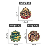 Cartoon Boy Fox Rose Enamel Pins Moon Star Whale Paper Boat Brooch Lapel Hat Bag Badge Jewelry Accessories Gift for Kids Friends Quick Pick Grocers