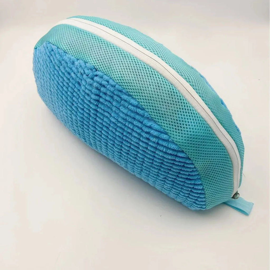 1/2/4PCS Shoe Washing Machine Bag with Liquid Shoe Brush Set Durable Laundry Shoe Bag and Soft Bristle Clean Brush for All Shoes Econic Blanks