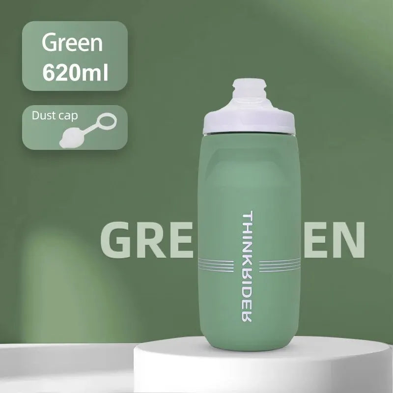 ThinkRider 620ml/750ml Bicycle Bottle MTB Road Bike Water Bottle Outdoor Sports Plastic Portable Large Capacity Drink Cycling Quick Pick Grocers