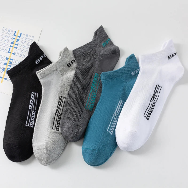 High Quality 10Pairs Men Socks Combed cotton 100% Summer Sports Sock Plus Size EUR38-48 Quick Pick Grocers