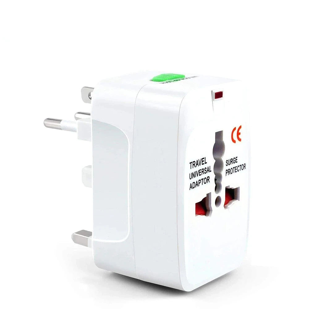 Protable AU US UK EU Converter All in One International Plug Adapter 2 USB Type C Ports World Travel AC Power Charger Adapter Econic Blanks
