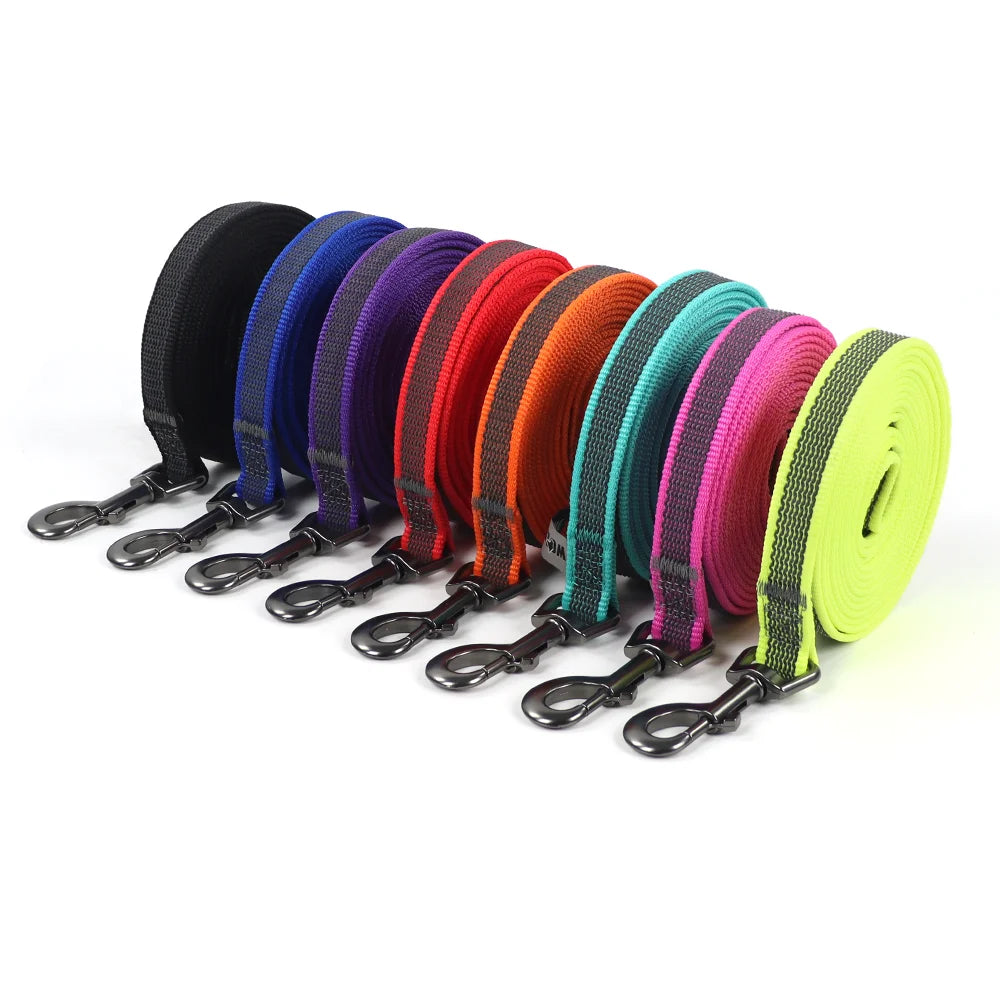 1.5M 2M 3M 15M Medium small Long Dog Leash 10M Latex Silk Easy and Convenient Light Training Big Dog Leashes 5 meter Quick Pick Grocers