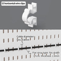 Home Study Storage Pegboard: Suitable for Displaying Figurines, Desk-Top Standing & Clip-On Storage for Furniture Items Quick Pick Grocers