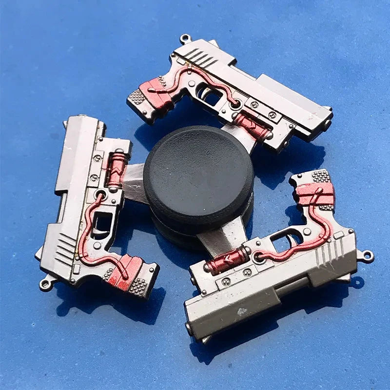 Creativity Hand Spinner Gun Zinc Alloy Metal Fidget King of Glory Weapon Series Kids Stress Relief Funny Toys Econic Blanks