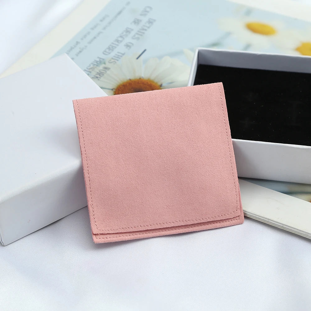 5pcs Velvet Jewelry Gift Bags Microfiber Jewellry Rings Earrings Necklace Organizer Packaging Pouch Wedding Favors Candy Bag Purest Peak