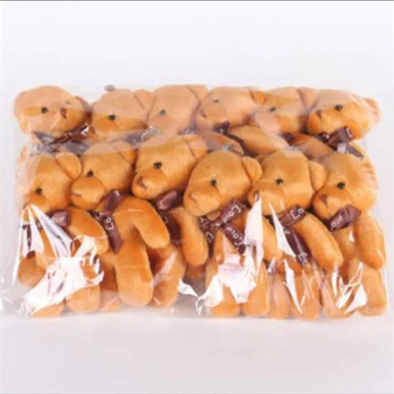 12pcs Mini Teddy Bear Plush Toys – Soft Keychain & Party Gift Dolls Econic Blanks