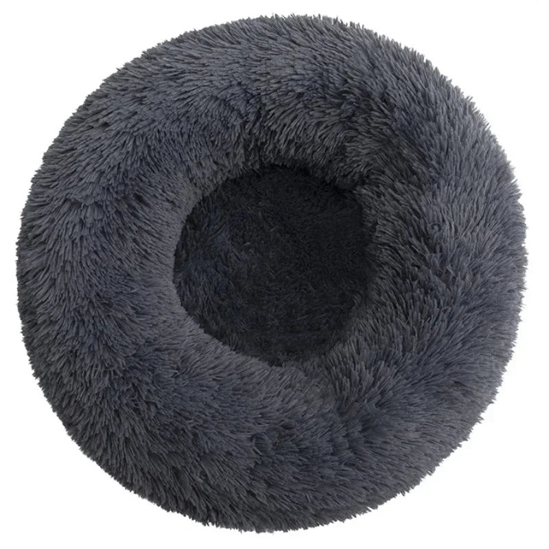 40-90cm 6 Sizes Round Pet Bed for Large Dog Bed Super Soft Cat Bed Plush Dog House for Medium Dog House Winter Warm Sleeping Quick Pick Grocers