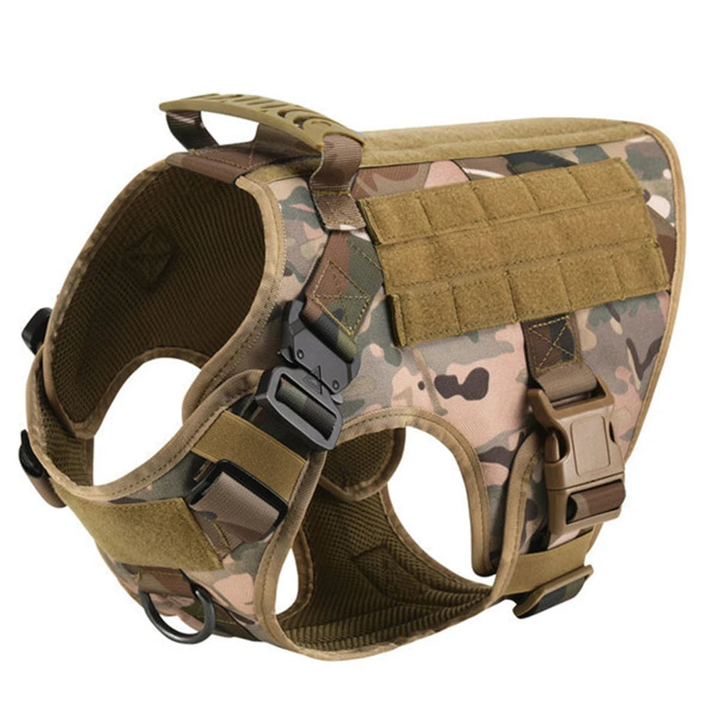 Military Large Dog Harness Training Pet Vest for French Bulldog German Shepherd Malinois Tactical Harnesses For Dogs Accessories Quick Pick Grocers