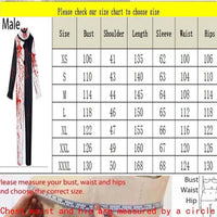 Men Halloween Costumes Art The Clown Cosplay Costume Movie Terrifierr 2 Bloody Jumpsuit Male Jumpsuit Horror Outfits Quick Pick Grocers