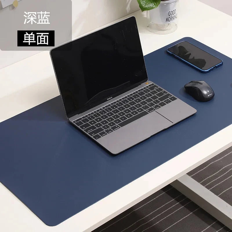 white mousepad Portable Mouse pad large Gaming Waterproof Non-slip PU Suede Desk Mat Computer Keyboard desk pad Mats Econic Blanks