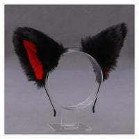 Lolita Animal Cat Fox Ear Hair Hoops Cosplay Girls Halloween Anime Headbands Headwear Hair Accessories Quick Pick Grocers