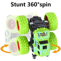 Pull Back Toy Car  Inertial Rotation Car Four-wheel Drive Off-road Vehicle SUV Racing Power Car Children's Toy CarGift Quick Pick Grocers