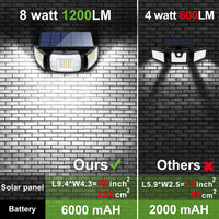 Solar Lights Outdoor with 3 Modes Motion Sensor Super Bright Wall Lamp IP65 Waterproof Street Light for Garden Yard Path Garage Quick Pick Grocers