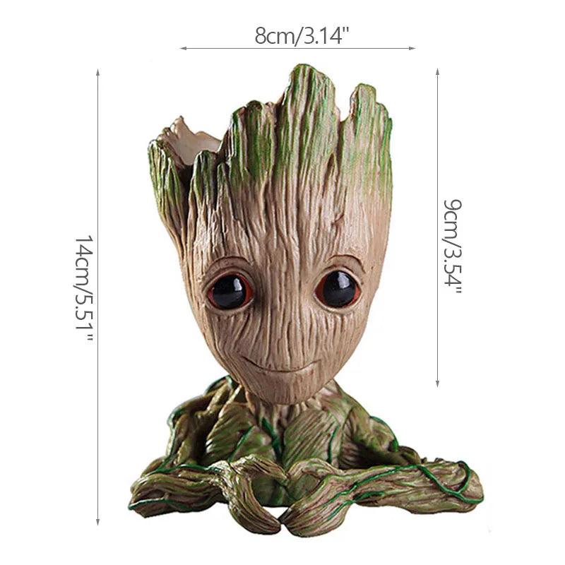 Home Decoration Groot Planter Flower Pots For Indoor Flowers Pot Tree Man Ornaments Anime Figure Statue Art Crafts Kid Men Gifts Quick Pick Grocers