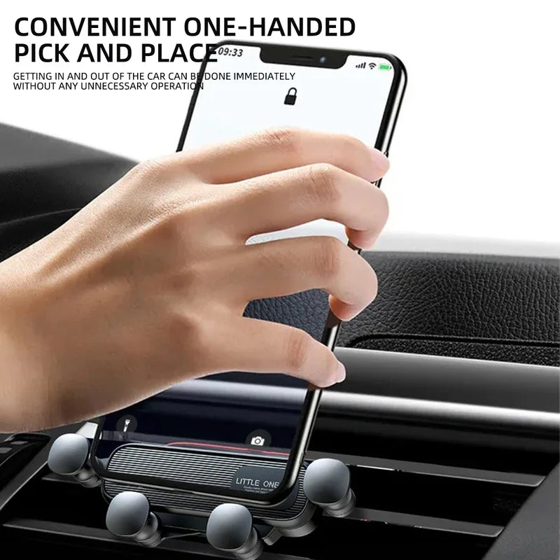 Car Phone Holder Air Vent Clip Mount Universal Mobile Stand for GPS Support Compatible with iPhone 13/12 Pro Xiaomi Samsung Quick Pick Grocers